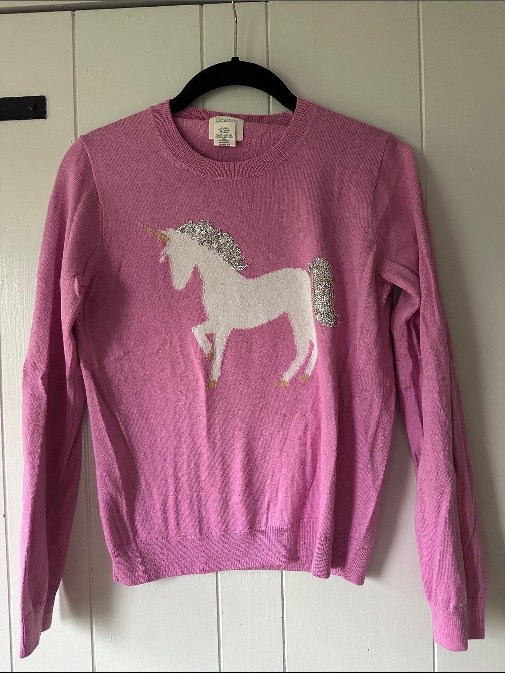 Crewcuts unicorn sweater